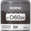 BROTHER Tintapatron BTD60BK, 6500 oldal, Fekete