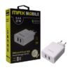 MAX MOBILE Hálózati Töltő TR-275, 2xUSB, Quick Charge 3.0, 5,4 A, 27W, Fehér