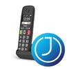 GIGASET ECO DECT Telefon E290A fekete, üzenetrögzítő