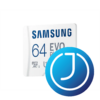 SAMSUNG Memóriakártya, EVO Plus microSD kártya (2021) 64GB, CLASS 10, UHS-1, U1, V10, A1, + Adapter, R130/W