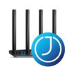 TP-LINK Wireless Router Dual Band AC1900 1xWAN(1000Mbps) + 4xLAN(1000Mbps), Archer C80
