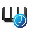 TP-LINK Wireless Router Dual Band AX5400 1xWAN(1000Mbps) + 4xLAN(1000Mbps) + 1xUSB 3.0, Archer AX72