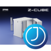 Z-CUBE Falra Szerelhető Rack Szekrény 15U, 450x600, Oldalai Levehetőek, hátlap nélkül