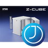 Z-CUBE Falra Szerelhető Rack Szekrény 15U, 450x600, Oldalai Levehetőek, hátlap nélkül