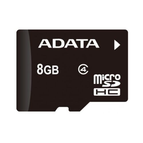 ADATA Memóriakártya MicroSDHC 8GB + Adapter CL4