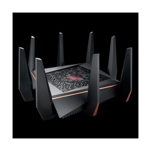 ASUS Wireless Router Tri Band AC5300 1xWAN(1000Mbps) + 8xLAN(1000Mbps) + 2xUSB, ROG RAPTURE GT-AC5300