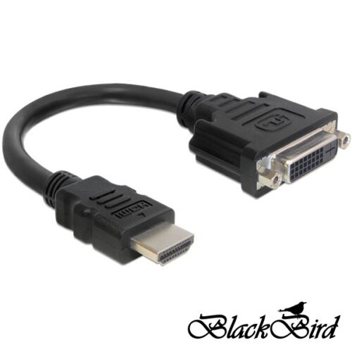 BLACKBIRD Átalakító HDMI-A male to DVI 24+5 female, 20cm