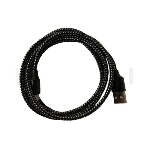 BLACKBIRD Type-C USB Adatkábel 2m, Fekete 2A (Extra erős anyagból)