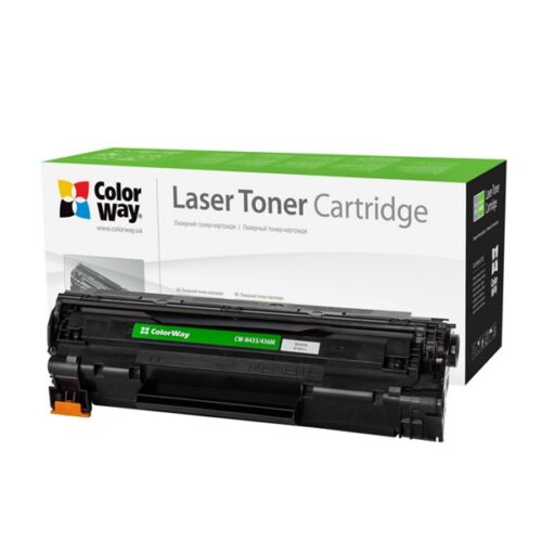 COLORWAY Standard Toner CW-H435/436M, 2000 oldal, Fekete - HP CB435A/CB436A/CE285A; Can. 712/713/725