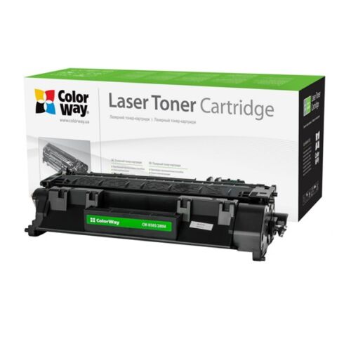 COLORWAY Standard Toner CW-H505/280M, 2700 oldal, Fekete - HP CE505A (05A)/CF280A (80A); Can. 719
