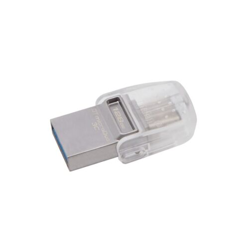 KINGSTON Pendrive 128GB, DT MicroDuo 3C USB 3.0 + Type-C (100/15)
