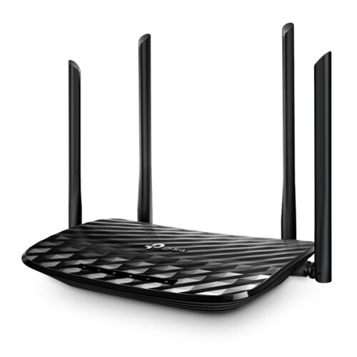 TP-LINK Wireless Router Dual Band AC1200 1xWAN(1000Mbps) + 4xLAN(1000Mbps), Archer C6