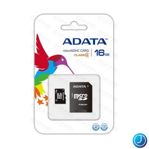 ADATA Memóriakártya MicroSDHC 16GB + Adapter CLASS 4