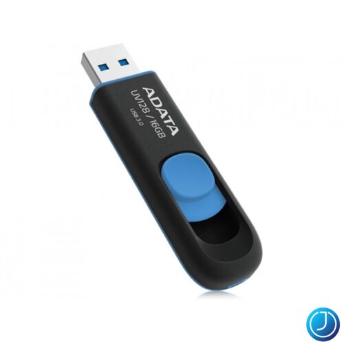 ADATA Pendrive 16GB, UV128 USB 3.1, Fekete-kék