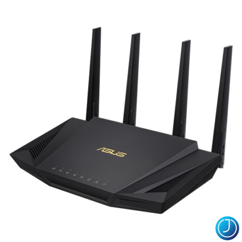 ASUS Wireless Router Dual Band AX3000 1xWAN(1000Mbps) + 4xLAN(1000Mbps) + 1xUSB, RT-AX58U V2