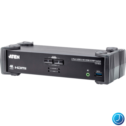 ATEN KVMP Switch USB 3.0, 4K HDMI, Dual Di splay, 2 port