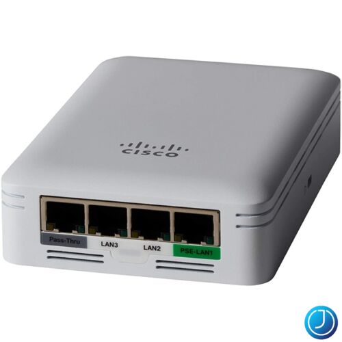 CISCO Wireless Access Point DualBand 3x1000Mbps, 1167Mbps, 2x2 MU-MIMO, beltéri, falra rögzíthető - CBW145AC-E