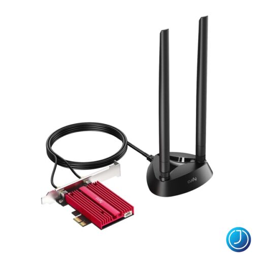 CUDY Wireless PCI-E Adapter DualBand WiFi 6, Bluetooth, AX3000, Külső Antennával, WE4000
