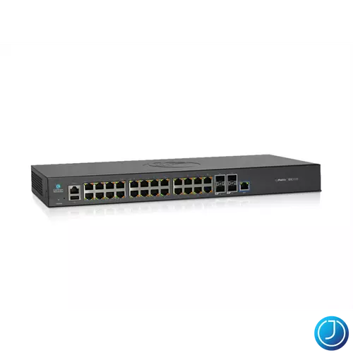 CAMBIUM Networks Switch, cnMatrix EX2028, 24x1000Mbps + 4x10000Mbps SFP+, Menedzselhető, Rackes