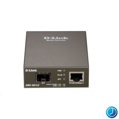 D-LINK Optikai Media Konverter 1000(réz)-SFP Standalone, DMC-G01LC/E