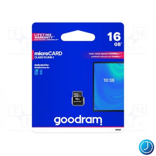 GOODRAM Memóriakártya SDHC 16GB CL10 UHS-I adapter nélkül