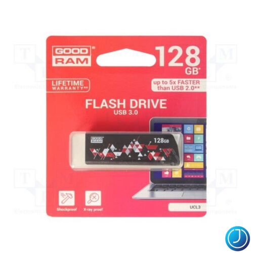 GOODRAM Pendrive 128GB, UCL3 USB 3.0, Fekete