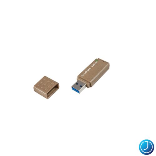 GOODRAM Pendrive 128GB, UME3 USB 3.1, ECO Friendly (100%-ban lebombó ház)