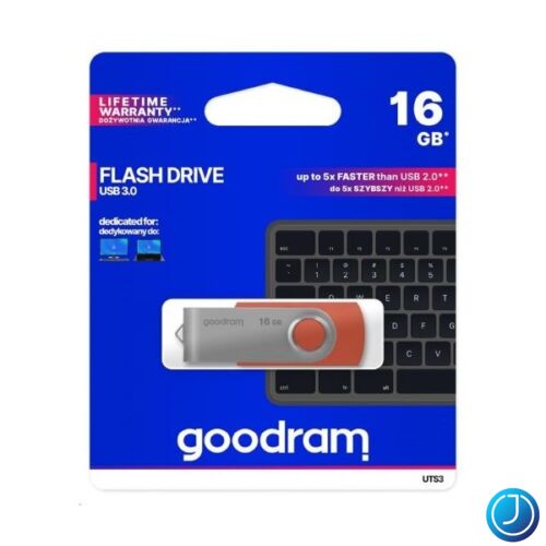 GOODRAM Pendrive 16GB UTS3 USB 3.0, Piros