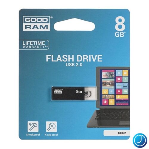 GOODRAM Pendrive 8GB, UCU2 USB 2.0, Fekete