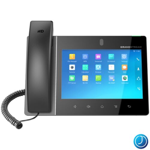 GRANDSTREAM IP Multimédiás Telefon Android rendszer, HD színes LCD Érintőképernyős POE, GXV3380