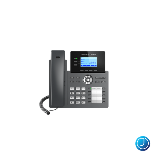 GRANDSTREAM IP Telefon 3 vonalas Carrier-Grade, HD LCD kilejző POE, GRP2604P
