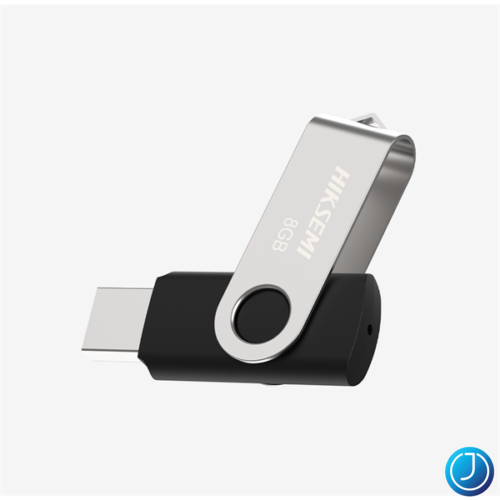 HIKSEMI Pendrive 128GB M200S "Rotary" U3 USB 3.0, Szürke-Fekete (HIKVISION)