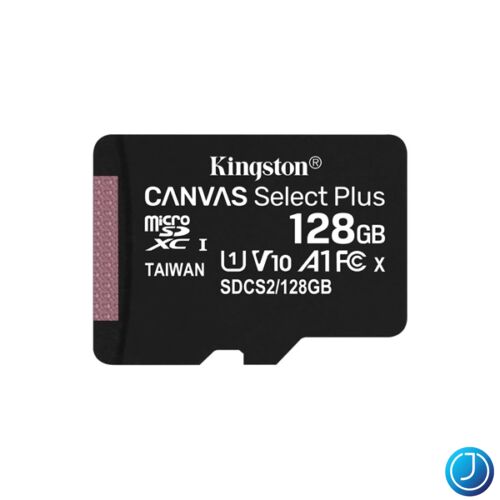 KINGSTON Memóriakártya MicroSDXC 128GB Canvas Select Plus 100R A1 C10 Adapter nélkül