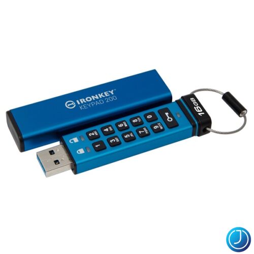 KINGSTON Pendrive 16GB, Ironkey Keypad 200 AES-256 FIPS 140-3 Lvl 3