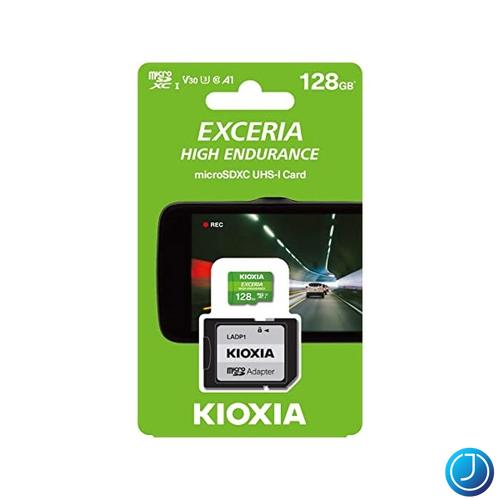 KIOXIA Memóriakártya MicroSDXC 128GB Exceria High Endurance CL10 UHS-I U3 + Adapter (TOSHIBA)