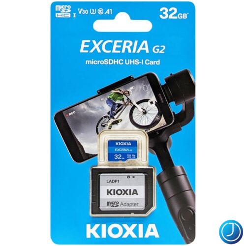 KIOXIA Memóriakártya SDHC 32GB CL10 UHS-I U3 V30 Gen.2 + adapter (TOSHIBA)