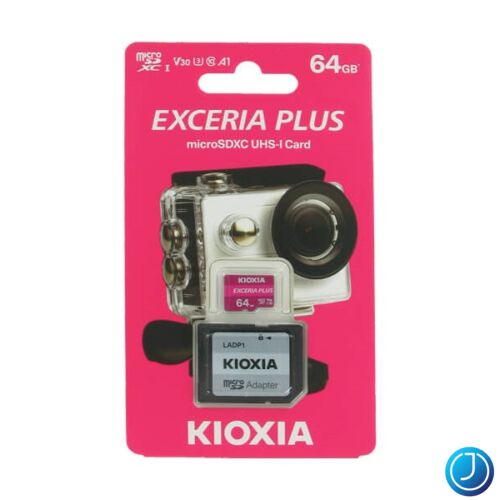 KIOXIA Memóriakártya SDXC 64GB CL10 UHS-I U3 + adapter (TOSHIBA)