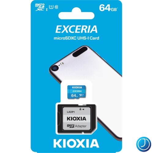 KIOXIA Memóriakártya SDXC 64GB CL10 UHS-I + adapter (TOSHIBA)