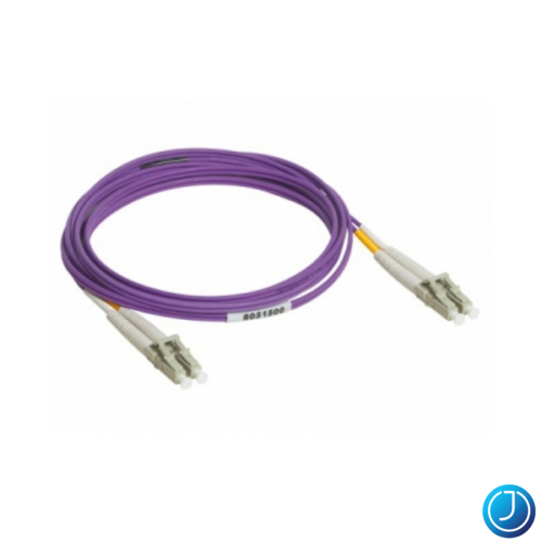 LEGRAND patch kábel optika OM3 (PC)multimódusú LC/LC duplex 50/125 um LSZH (LSOH)lila 2 méter