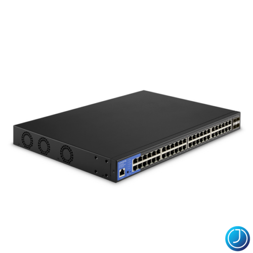 LINKSYS Switch LGS352MPC, 48x1000Mbps 4x10G SFP+, POE+ 740W (48-Port Business managed POE+ Gigabit Switch + 4 SFP+ port)