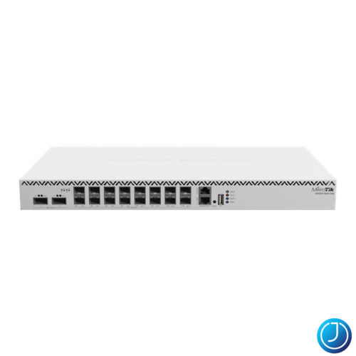 MIKROTIK Cloud Router Switch 1x100Mbps + 16x25Gbit SFP28 + 2x 100Gbit QSFP28, Fémházas, Rackes - CRS518-16XS-2XQ-RM