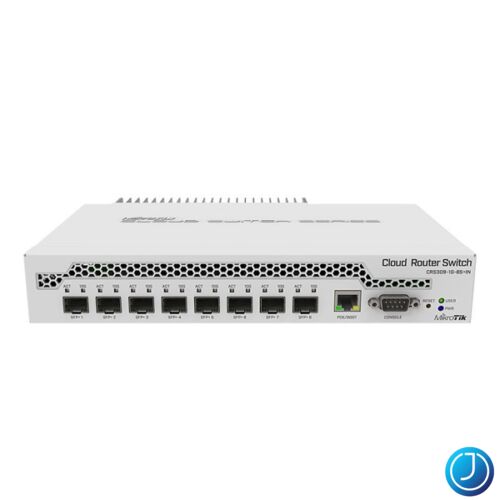 MIKROTIK Cloud Router Switch 1x1000Mbps + 8x10gbps SFP+, Fémházas, Rackes - CRS309-1G-8S+IN