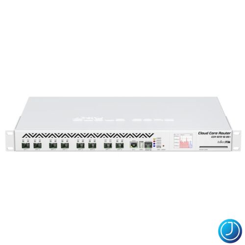 MIKROTIK Cloud Core Router 1x1000Mbps + 8x10Gbit SFP+, Redundáns, Fémházas, Rackes - CCR1072-1G-8S+