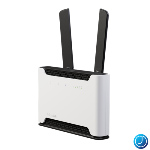 MIKROTIK Vezeték Nélküli Router + 5G Modem, DualBand, Chateau 5G LTE modem, 5x1000Mbps, 1xmicroSIM