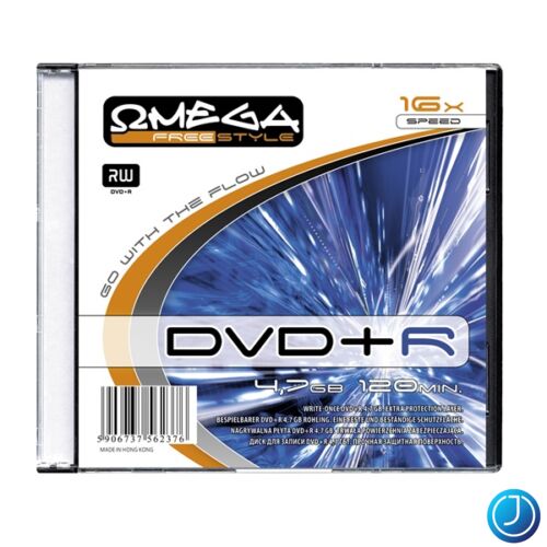 OMEGA-FREESTYLE DVD lemez +R 4.7GB 16x Slim tok