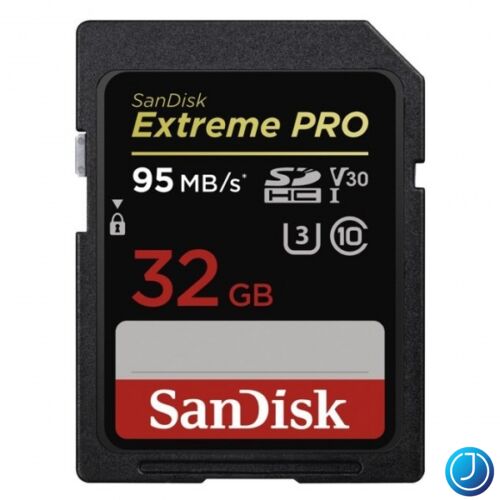 SANDISK 121594, SDHC EXTREME PRO KÁRTYA 32GB, 100/90 MB/s , UHS-I, Class 10, U3, V30