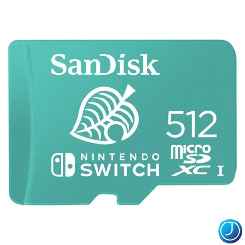 SANDISK 186522, microSDXC KÁRTYA NINTENDO SWITCH 512GB, 100MB/s, U3, C10, A1, UHS-1