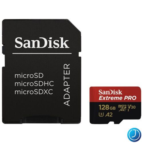 SANDISK 214504, MICROSDXC EXTREME PRO KÁRTYA 128GB, 200MB/s C10, V30, UHS-I, U3, A2