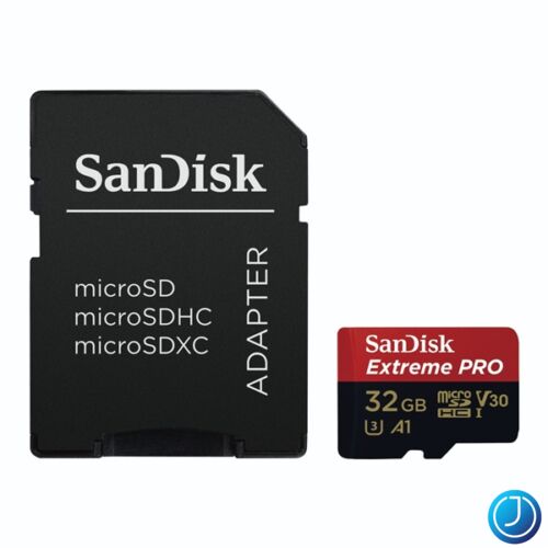SANDISK 173427, MICROSDHC EXTREME PRO KÁRTYA 32GB, 100MB/sec., CL10, UHS-I, V30, A1