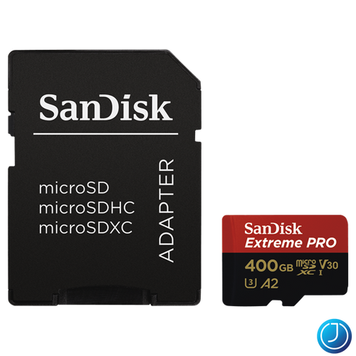 SANDISK 183523, MICROSD EXTREME PRO KÁRTYA 400GB, 170MB/s , A2 C10 V30 UHS-I U3